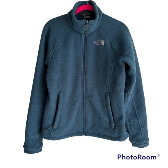 The North Face Teal 100 Glacier Full Zip Ladies Micro Fleece Jacket, S - Picture 1 of 7